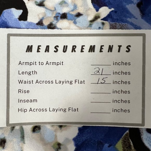 White House Black Market WHBM Blue Floral Pleated Flared Mini Skirt size 6 - Picture 7 of 7